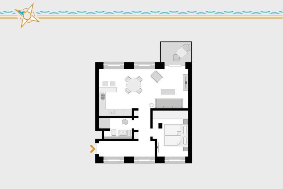 Duenenresidenz Prora - Ferienwohnung Mit Meerblick, 1 Schlafzimmer Und Balkon Np-322 Binz Εξωτερικό φωτογραφία